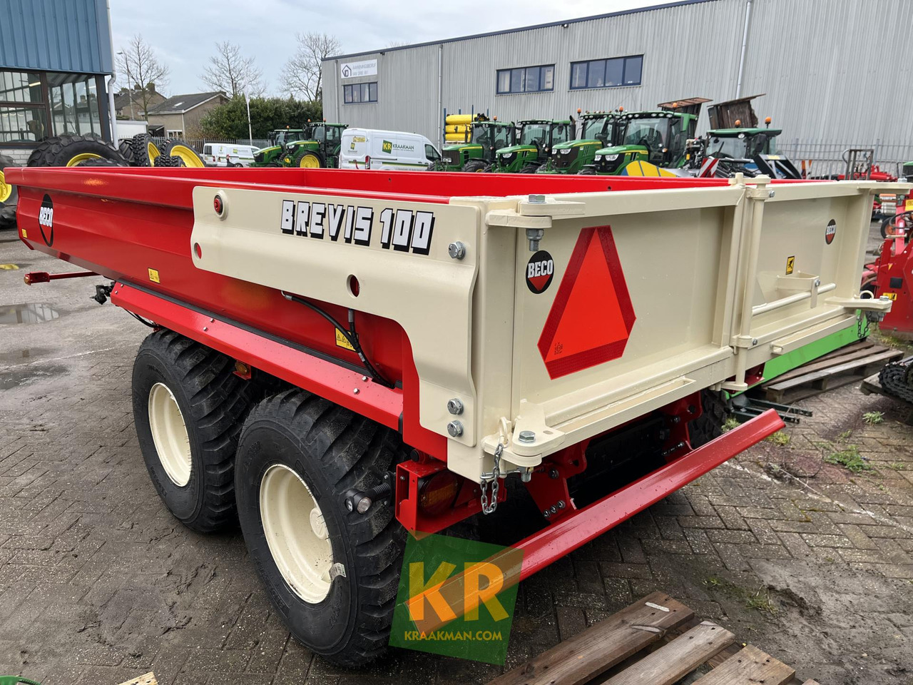 New Farm tipping trailer/ Dumper Brevis 100 Beco: picture 4