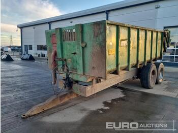 Farm trailer Easterby Twin Axle Dump Trailer, Hydraulic Tail Gate: picture 1