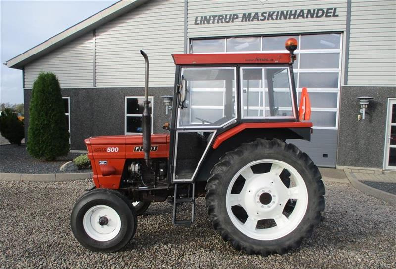 Farm tractor Fiat 500 Med servostyring og helt lukket Sekura S74 kab: picture 10
