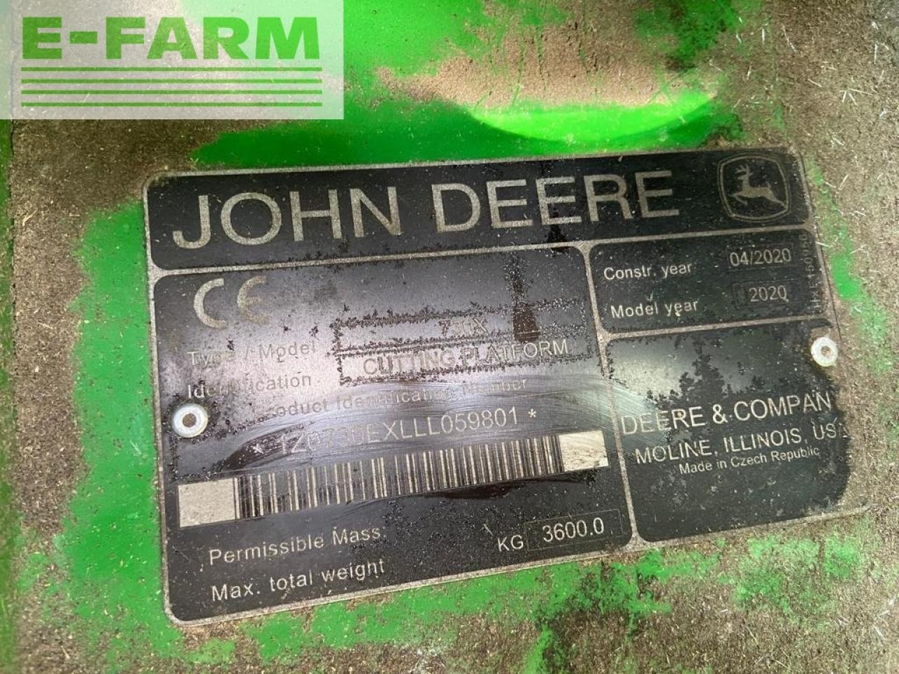 Combine harvester John Deere t670 my20: picture 23
