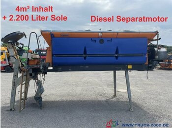 Sand/ Salt spreader Schmidt Stratos Winterdienst Streuer 4 m³ Separat Motor: picture 1