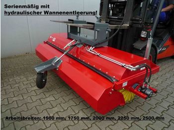New Broom for Forklift Staplerkehrmaschinen 2,25 m, einschl. hydr. Entl: picture 1