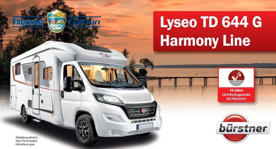 New Bürstner Lyseo TD 644 G Harmony Line FREISTAAT EDITION Semi-integrated  motorhome for sale at Truck1 USA, ID: 7466117