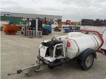  Brendon Bowsers Single Axle Plastic Water Bowser, Yanmar Pressure Washer - Air compressor