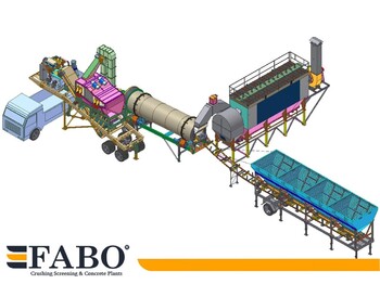 FABO Installation of asphalt of any capacity mobile and fixed. - asphalt plant