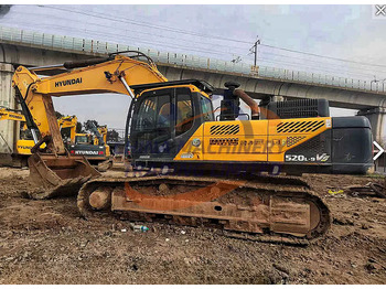 Excavator Cheaper Used Korea Made Hyundai Excavator Original R520lvs R520 52ton Digger Hyundai Robex Crawler Excavator On Sale: picture 3