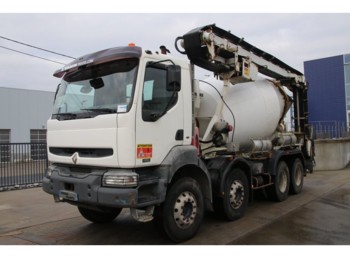 Concrete mixer Renault KERAX 420 DCI+LIEBHERR+TAPIS 13M