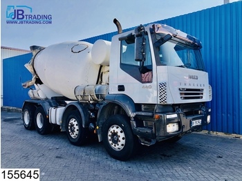 Iveco Trakker 440 8x4, 9 M3, Baryval, Beton / Concrete mixer, Steel suspension, Airco - Concrete mixer truck