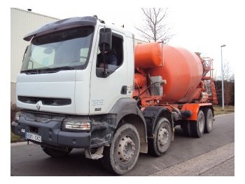 Renault KERAX 420-32   8X4 - Concrete mixer truck