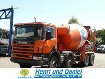 SCANIA 114-380 8x4 Tempomat - Concrete mixer truck