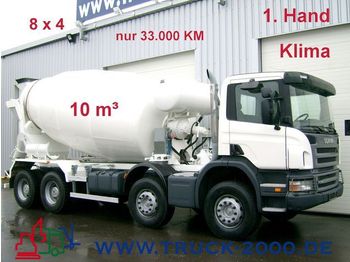 SCANIA 380 8 x 4 10 m³ Mischer Klima 1.Hand 33.000 KM - Concrete mixer truck