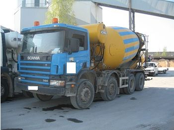Scania P114, 8x4 - Concrete mixer truck