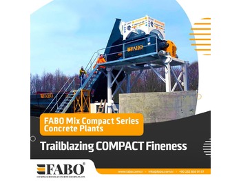 FABO FABOMIX COMPACT-60 CONCRETE  PLANT | NEW PROJECT - Concrete plant