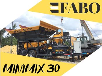 FABO MINIMIX-30 MOBILE CONCRETE BATCHING PLANT - Concrete plant