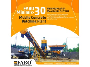 FABO MINIMIX-30 Mobile Compact Concrete Plant - Concrete plant