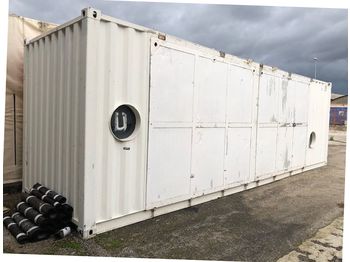 Construction equipment Container uso esposizione 9 x 2,5 metri, con due pedane per ingresso laterale: picture 1