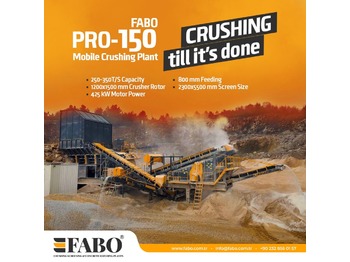 FABO PRO-150 MOBILE CRUSHING & SCREENING PLANT | BEST QUALITY - Crusher