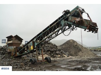  Powerscreen MK 2 sorting plant with hydraulic soil mill under crusher - Crusher