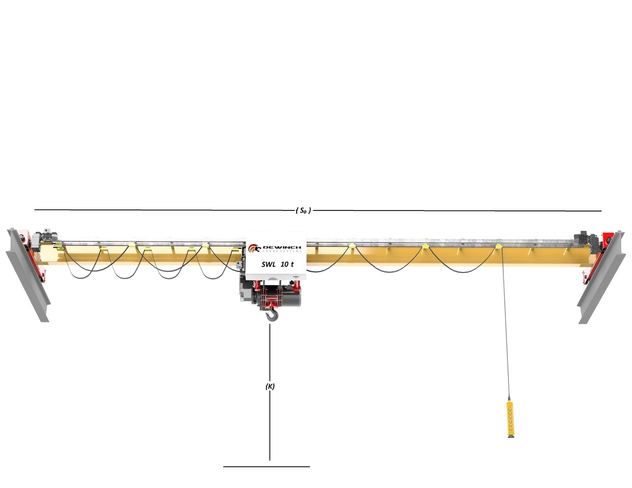 New Gantry crane DEWINCH 10 ton -5 Ton Gantry Crane  -Monorail Crane -Single Girder Crane: picture 14