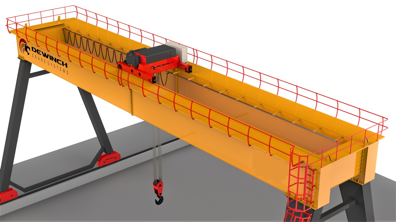 New Gantry crane DEWINCH 10 ton -5 Ton Gantry Crane  -Monorail Crane -Single Girder Crane: picture 4