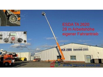 Aerial platform, Trailer ESDA 2620 Hubsteiger 28m H + Rangier Fahrantrieb: picture 1