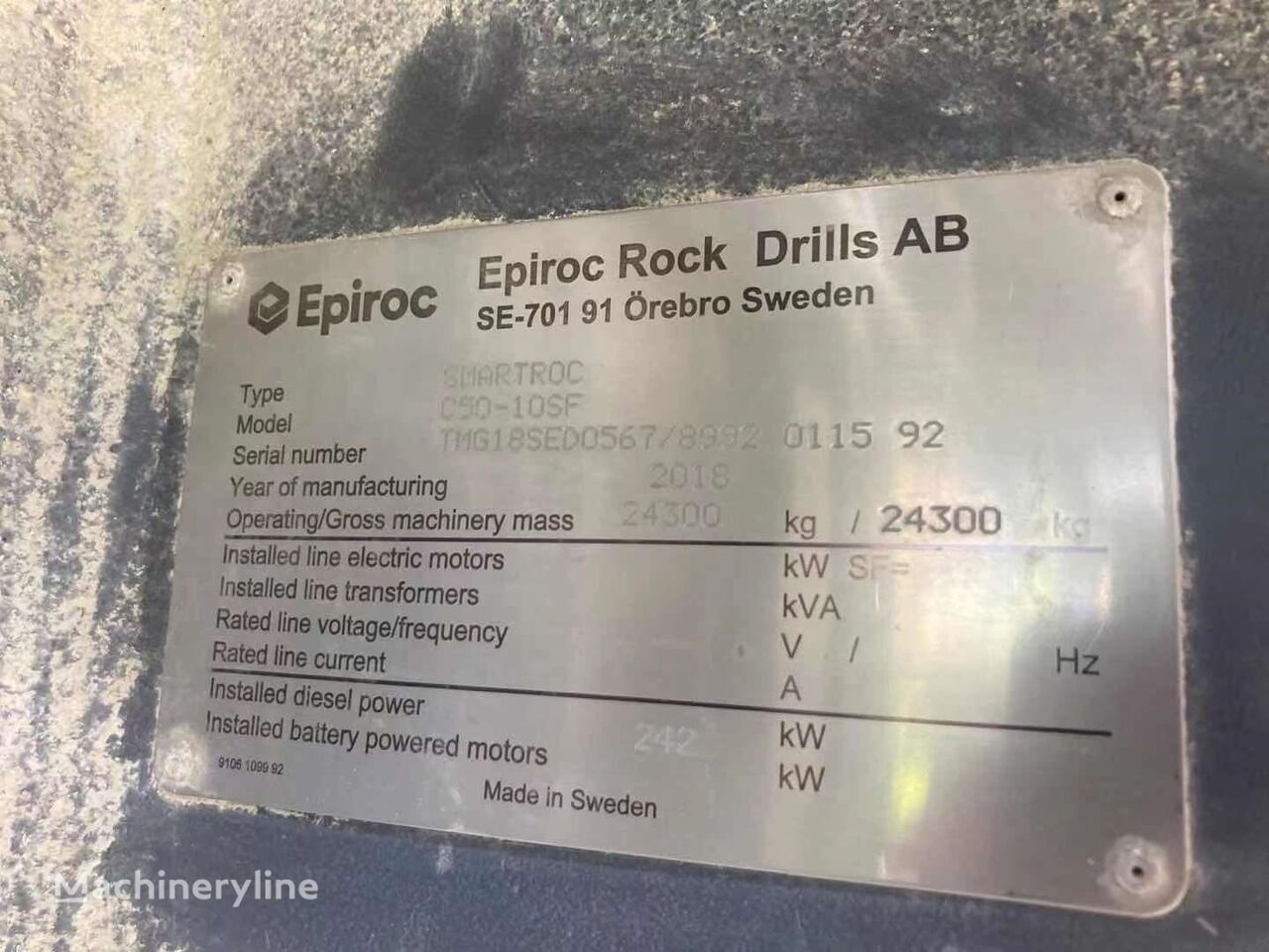 Drilling machine Epiroc SMARTROC C50: picture 2