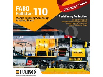 New Mobile crusher FABO FULLSTAR 110Crushing, Washing And Screening  Plant: picture 1
