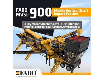 New Mobile crusher FABO MVSI 900 MOBILE VERTICAL SHAFT IMPACT CRUSHING SCREENING PLANT: picture 1