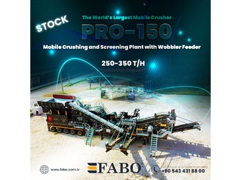 New Mobile crusher FABO PRO-150 MOBILE CRUSHER | WOBBLER FEEDER: picture 1