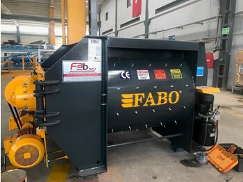 New Concrete equipment FABO TWIN SHAFT MIXER: picture 1