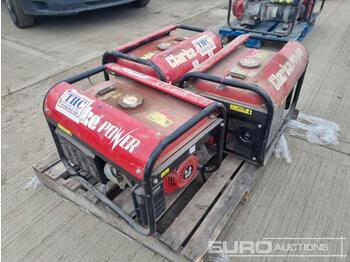  Clarke PG3800A Generator, Petrol Engine (3 of) - generator set