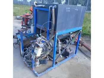 Air compressor Harben High Pressure Jetter Washer c/w 3 Cylinder Lister Engine: picture 1
