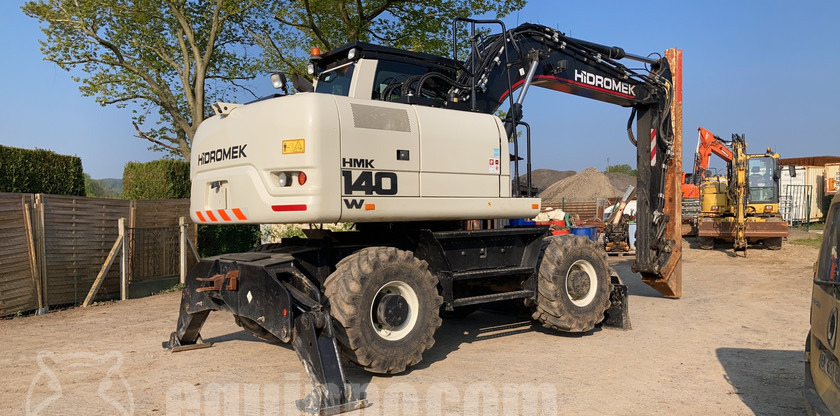 Hidromek HMK 140 W Wheeled Excavator - Wheel excavator: picture 2