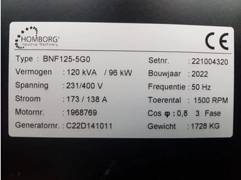 Himoinsa Iveco Stamford 120 kVA Supersilent Rental generatorset New ! - Generator set: picture 5