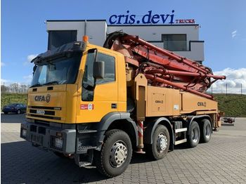 Concrete pump truck, Truck Iveco 410 E 38H 8x4 Cifa 40 m: picture 1