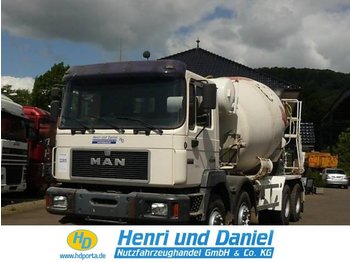 Concrete mixer truck MAN 32.343 8x4 Tempomat: picture 1