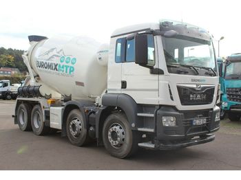 Concrete mixer truck MAN 32.420 / Euromix MTP EM9SL VORFÜHRWAGEN: picture 1