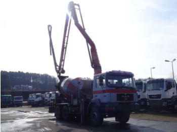 Concrete mixer truck MAN 33.343 6x4 SCHWING 21m  Mischer + Pumpe: picture 1