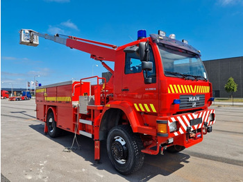 Truck with aerial platform, Fire truck MAN LE280B 4x4 Hebebühne 24 m / Feuerwehr / Skylift: picture 2