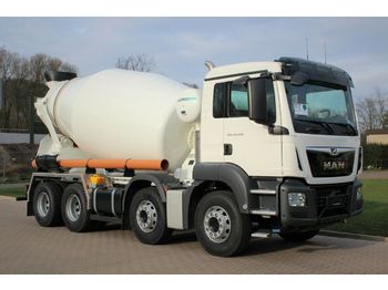 Concrete mixer truck MAN TGS 32.430 8x4 / Euromix MTP EM 9m³ R EURO6: picture 1