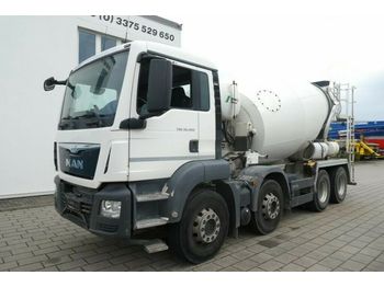 Concrete mixer truck MAN TG-S 32.400 8x4 BB Betonmischer Stetter AM 9FHC-: picture 1