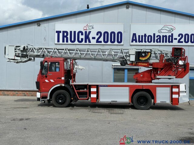 Truck with aerial platform Mercedes-Benz 1422NG Ziegler Feuerwehr Leiter 30m Rettungskorb: picture 11