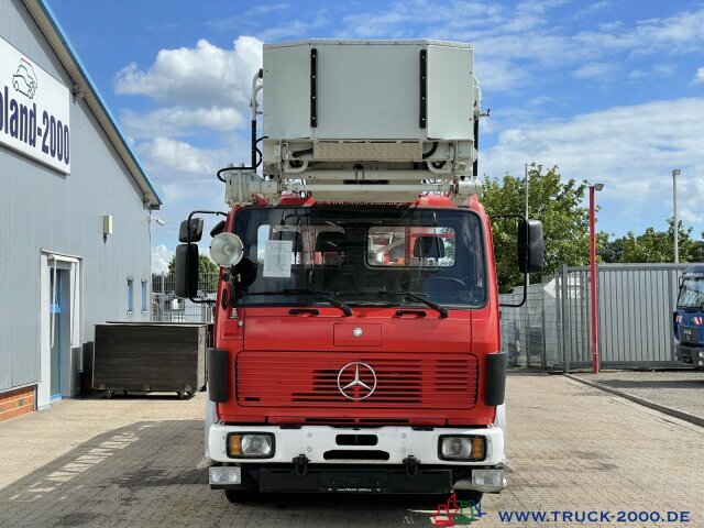 Truck with aerial platform Mercedes-Benz 1422NG Ziegler Feuerwehr Leiter 30m Rettungskorb: picture 15