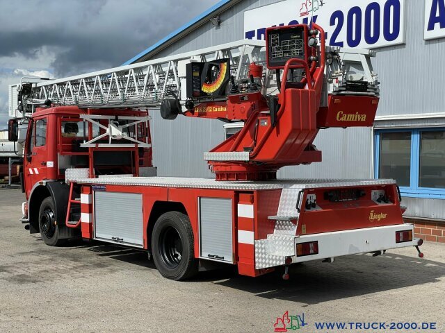 Truck with aerial platform Mercedes-Benz 1422NG Ziegler Feuerwehr Leiter 30m Rettungskorb: picture 12