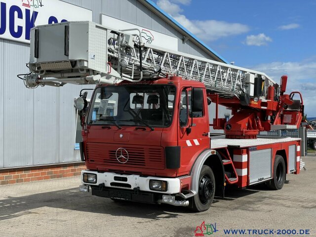 Truck with aerial platform Mercedes-Benz 1422NG Ziegler Feuerwehr Leiter 30m Rettungskorb: picture 10