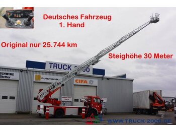 Truck with aerial platform Mercedes-Benz 1422 NG Ziegler Feuerwehr Leiter 30m Rettungkorb: picture 1