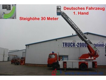 Truck with aerial platform Mercedes-Benz 1524 Metz Feuerwehr Leiter 30m Rettungskorb 1.Hd: picture 1