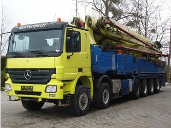 Concrete pump truck Mercedes-Benz ACTROS 4158 12x4 Betonpumpe PUTZMEISTER 58-5.16: picture 1