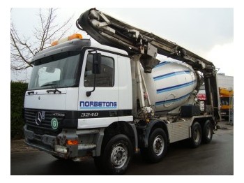 Concrete mixer truck Mercedes-Benz L&T 9CBM MIXER: picture 1