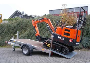 New Mini excavator Microbagger Nante NT10 - 910 kg mit Kippanhänger: picture 1